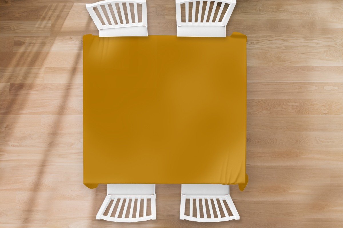 Tafelkleed - Tafellaken - 150x150 cm - Goud - Luxe - Interieur - Binnen en Buiten