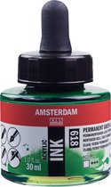 Amsterdam Acrylic Ink Fles 30 ml Permanentgroen Licht 618