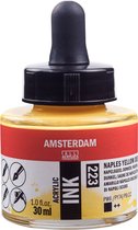 Amsterdam Acrylic Ink Fles 30 ml Napelsgeel Donker 223