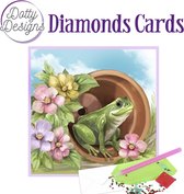 Diamonds Cards - Dotty Designs - Frog- Kikker - kaart - diamond painting