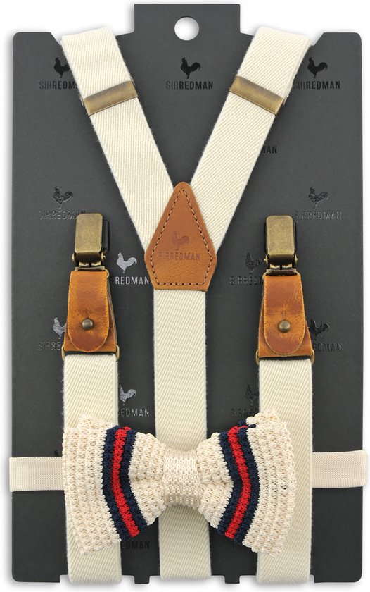 Little koekies - Sir Redman suspenders combi pack Christopher England - Feestelijk kinderkleding - Stoere bretels - 100% made in NL