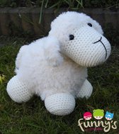 Haakpakket Funny Furry Sheep Soft ivoor