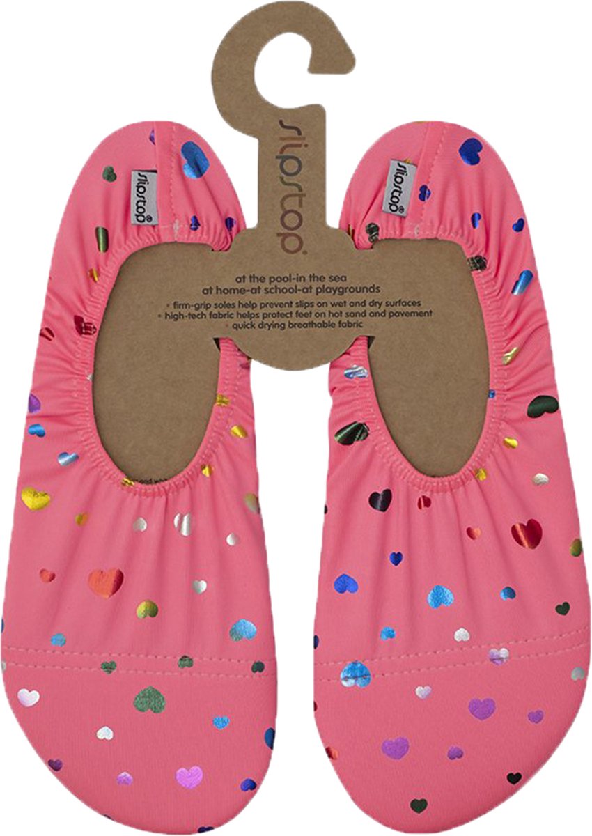 Slipstop Betty - zuurstok roze met hartjes