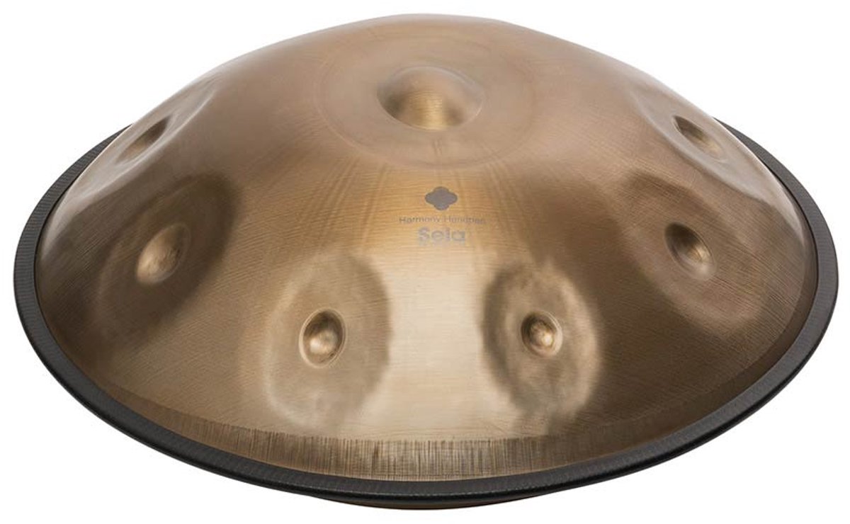 Handpan Sela SEL202 roestvrijstaal D Amara 440hz incl. hoes