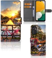 Bookcase Geschikt voor Samsung Galaxy A14 4G Telefoon Hoesje Amsterdamse Grachten