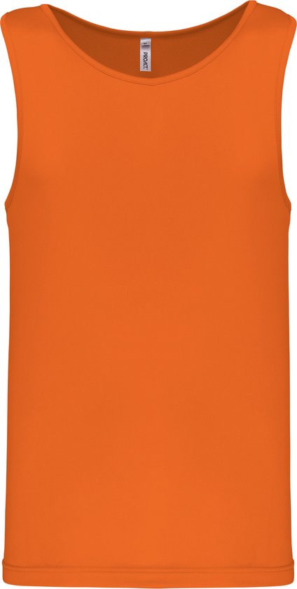 Herensporttop overhemd 'Proact' Fluorescent Oranje - XXL