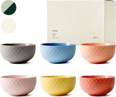 Cereal Bowls Set [6 x 850 ml] – Extra Large voor Muesli, Soepen & Bowls – Cereal Bowl Large – Large Bowl – Mueslikom – Soup Bowl Large – Mueslikom – Soup Bowls Set