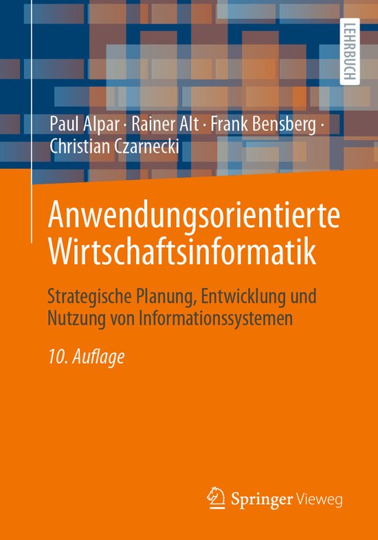 Anwendungsorientierte Wirtschaftsinformatik - cover