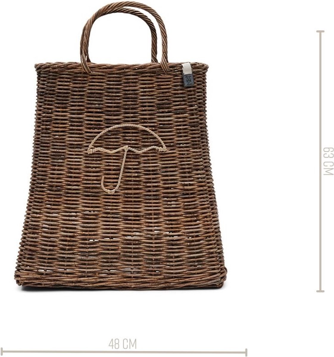 Riviera Maison Paraplubak - Rustic Rattan Umbrella Bag - Naturel