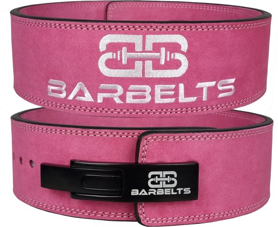 Barbelts Powerlift riem roze - lever belt - S - Barbelts
