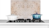 Spatscherm keuken 60x40 cm - Kookplaat achterwand Vintage - Steen - Structuur - Muurbeschermer - Spatwand fornuis - Hoogwaardig aluminium
