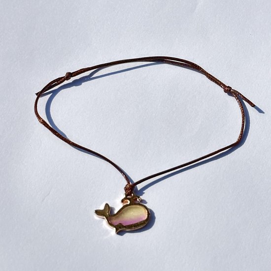 GoedeDoelen.Shop | Koordarmband Whale | Walvis Armband | Imitatieleer Armband | Walvis | In Maat Verstelbaar | Grote Polsmaat | Kleine Polsmaat | Vriendschapsarmband | Statement Armband | Oceans | Protect The Oceans | Scuba Armband | Wellness-House