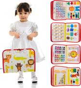 Qualitá® Montessori Speelgoed Dieren - Sensorisch Speelgoed - Activiteitenbord - Busy Board - Montessori voor thuis - Educatief