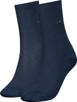 Tommy Hilfiger Dames glinsterende Sokken met omslag - 2-pack - Maat 35-38