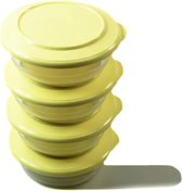 Perle de table 275 ml jaune clair (4) sans rebord