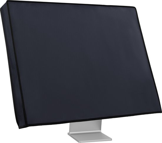 kwmobile hoes geschikt voor 31-32" Monitor - Beschermhoes voor PC-monitor in donkerblauw - Beeldscherm cover
