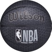 Wilson NBA Forge Pro Printed Ball WTB8001XB, Unisex, Zwart, basketbal, maat: 7