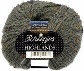Scheepjes - Highlands - 502 Donker groen/grijs - set van 5 bollen x 50 gram