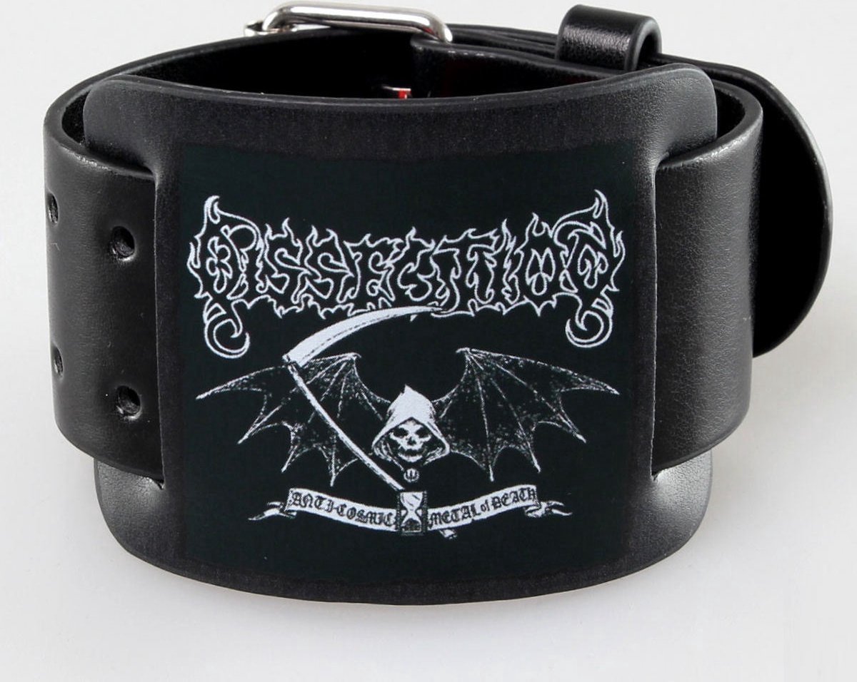 Dissection - Reaper - Leren Polsband