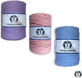 Nude Roze, Lichtblauw en Lichtpaars