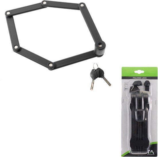 ABUS Yarnit 4004K - 85 cm Kettingslot - zwart