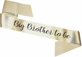 Sjerp Big Brother champagne kleurig met zwarte tekst - big brother - broer - sjerp - babyshower - genderreveal - geboorte - zwanger