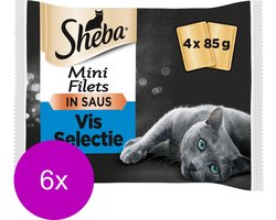 Sheba Mp Delice - Kattenvoer - 6 x Vis Vis 4x85 g