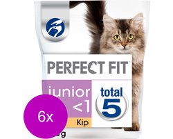 Perfect Fit Droogvoer Junior - Kattenvoer - 6 x Kip 750 g