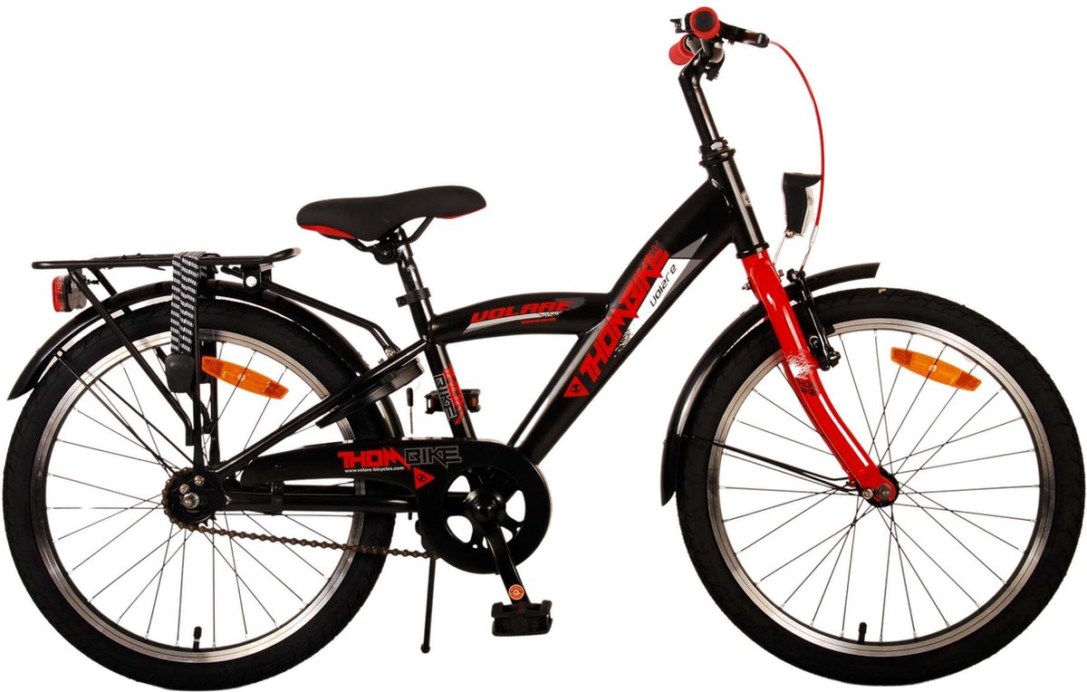 Volare Thombike Kinderfiets Jongens 20 Inch Zwart Rood