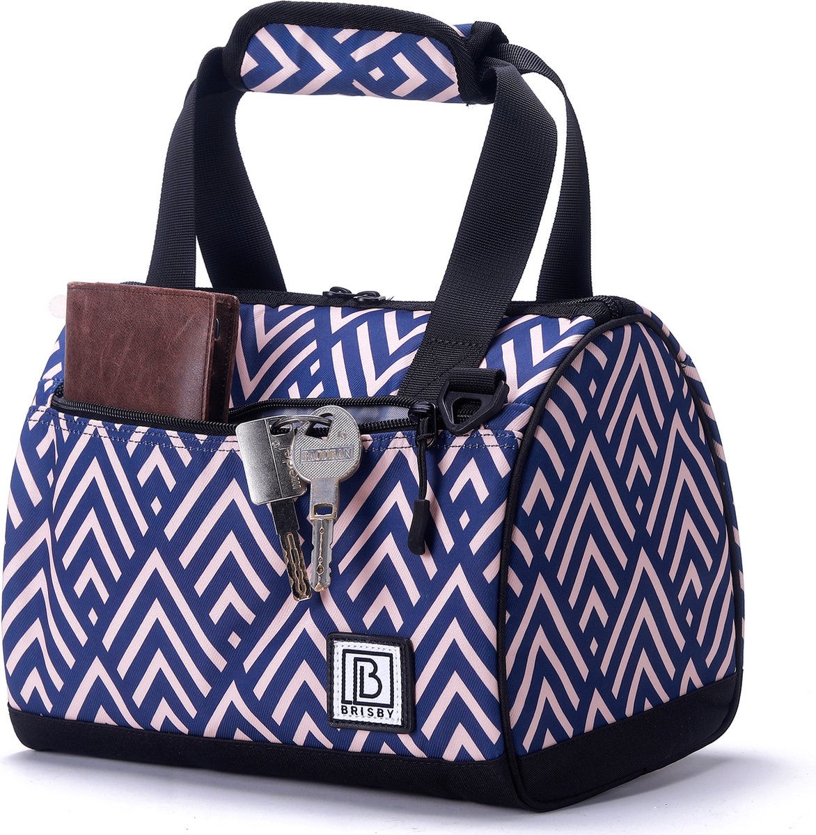 ECO CHIC Lichtgewicht opvouwbare lunchtas, waterafstotend, geïsoleerde koeltas voor werk, picknicks, wandelen, kamperen, barbecue-avonden (hooglandkoe blauwgroen