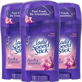 Lady Speed Stick Wild Freesia Deodorant Vrouw - Ultieme Frisheid en Verzorging Met Elke Beweging - Deo Stick - 3 x 45g