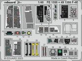 1:48 Eduard FE1358 Accessoires for F-4E - MENG Photo-etch