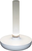 Biarritz tafellamp | 1 lichts | wit | 20,5 cm | accu / batterij | oplaadbaar | USB