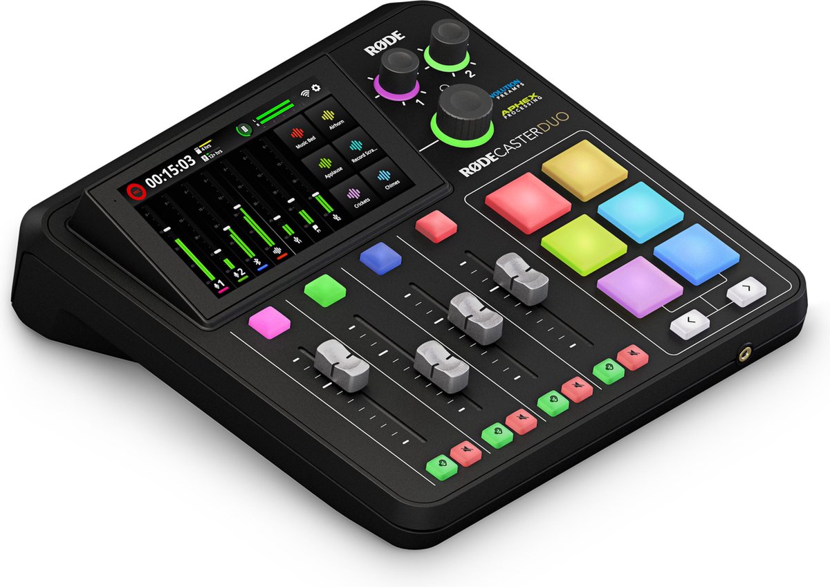 Rode Microphones RØDECaster Duo mengpaneel WLAN, Bluetooth, USB-C