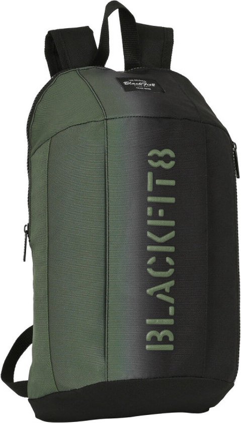 Kinderrugzak BlackFit8 Gradient Mini Zwart Militair groen (22 x 39 x 10 cm)