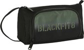 Schooletui met Accessoires BlackFit8 Gradient Zwart Militair groen (32 Onderdelen)