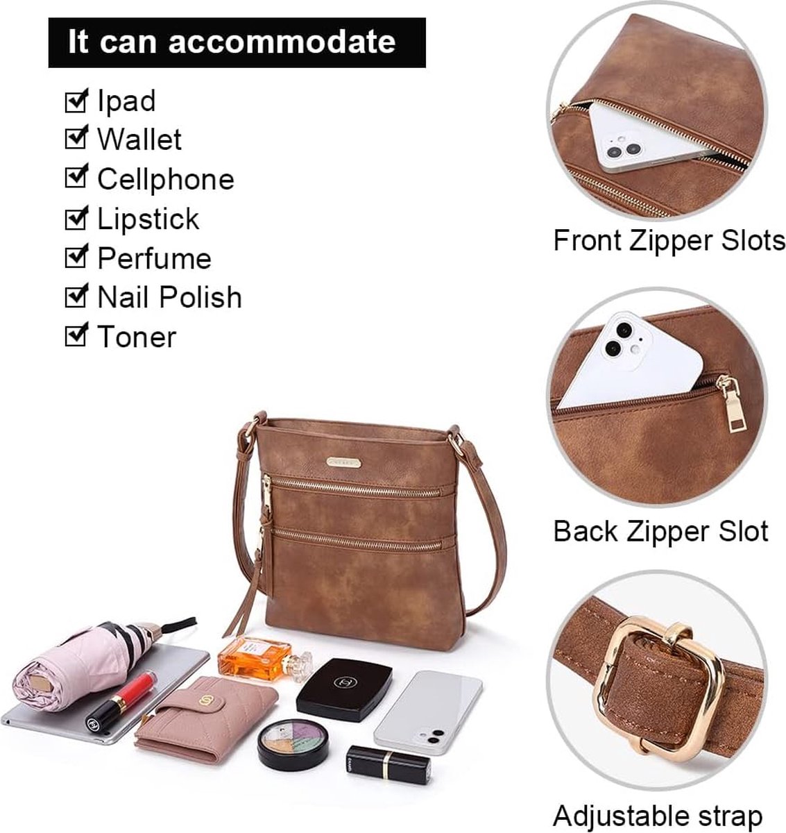 Leren laptoptas voor dagelijks gebruik. Perfect gepersonaliseerd cadeau voor vrouwen. Geschikt voor een laptop tot 15 inch. Handgemaakte damestas voor alle gelegenheden - Nederland