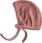 Mushie - Bonnet côtelé Bébé - Bonnets pour bébé - Cèdre
