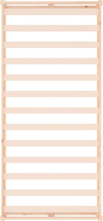 vidaXL Bois massif 90 x 200 cm