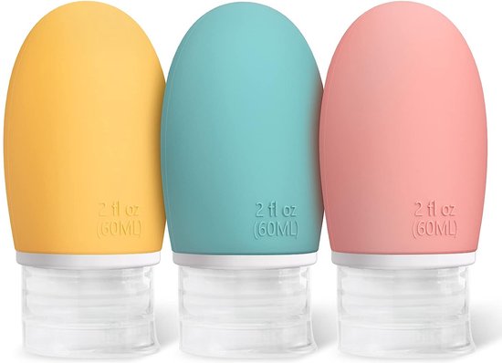 VALICLUD - Lot De 4 Bouteilles De Voyage Rechargeables Pour Cosmétiques - Pratique, étanche Et Durable