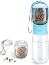 Bouteille d'eau Chiens 550 ml- avec stockage de nourriture-étanche-