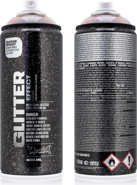 EFFET MONTANA 400ML GLITTER DUSTY GOLD