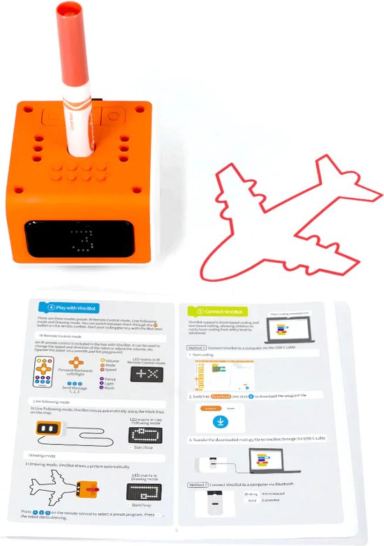 Matatalab VinciBot Coding Robot for Kids 8-12, STEM Toy Robot, Scratch, Python Wi-Fi, IoT Programming Robot with Remote Control, AI Smart Robot Gift for Boys and Girls Matatalab VinciBot Coding Robot for Kids 8-12, STEM Toy Robot, Scratch, Python Wi-Fi, IoT Programming Robot with Remote Control, AI Smart Robot Gift for Boys and Girls