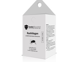 Fentini Roofvliegen - Roofvlieg Hydrotaea aenescens tegen vliegen in uw stal - Ophyra aenescens / stalvliegen / biologisch bestrijden 100m2