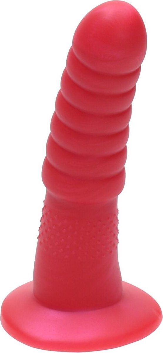 Goedkoopste Ylva & Dite - Aria - Siliconen Anale / Vaginale dildo - Made in Holland - Rood Metallic