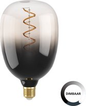 EGLO LED Lamp - E27 - Ø 12 cm - T120 - Smoke - 1800K - Dimbaar