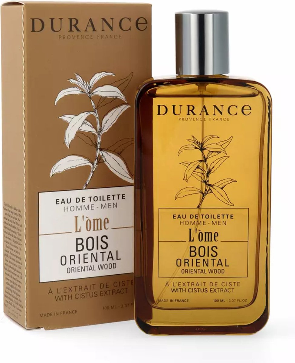 Durance Bois Oriental - Eau de Toilette - Een heerlijke sterke frisse heren geur
