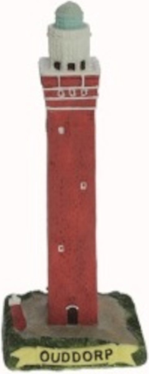 Vuurtoren Ouddorp 13cm - Miniatuur Beeldje