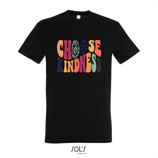 T-shirt Choose kindness - T-shirt korte mouw - zwart - 10 jaar