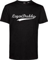 T-shirt Legendaddy | Vaderdag | Vaderdag cadeau met tekst | Vaderdag cadeau | Zwart | maat XL